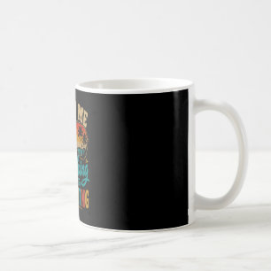 Fånga strandning inte undervisning retro strand lä kaffemugg