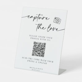 Fånga tecknet Kärlek Bröllop med QR-kod