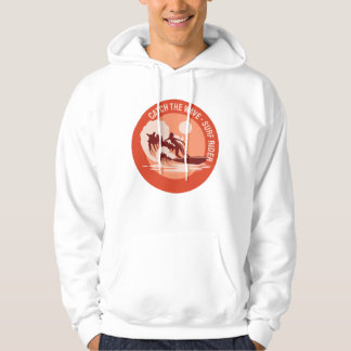 Fånga vågen hoodie