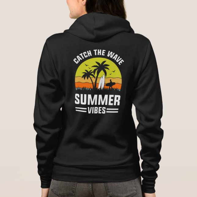 Fånga Vågen Sommarstämning-64193 T Shirt (Baksida)