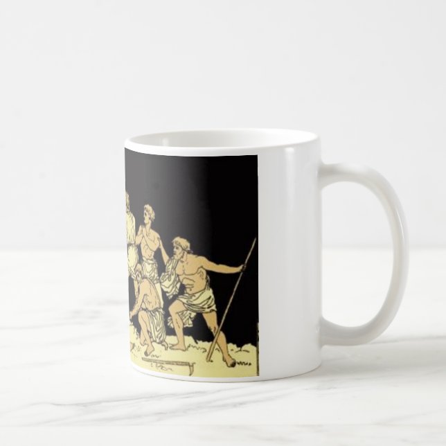 Fångad Antigone Kaffemugg (Höger)