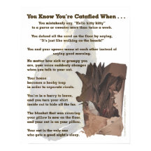 Fångad. Bara en kattälskare skulle förstå..