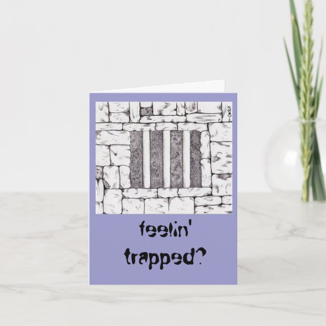 fångad feelin? kort (Framsida)