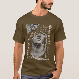Fångad i Thoughts Streetwear | Estetisk Grafik T Shirt