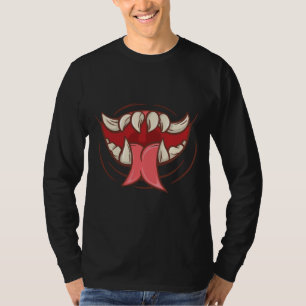 Fangad monster mun t shirt