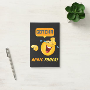 FÅNGAD - Roligt för aprilskämt Post-it Block