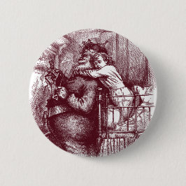 "Fångad " Thomas Nast jultomten, Knapp