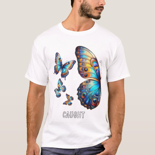 Fångade fjärilar t shirt (Framsida)