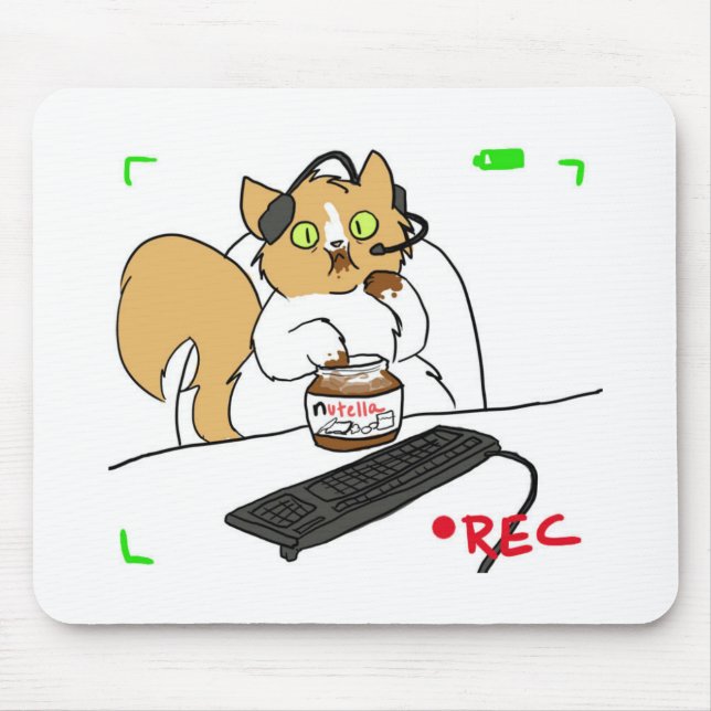 Fångade Mousepad Musmatta (Framsidan)