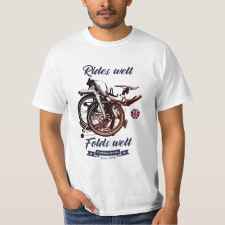Fängande cykel. Rider bra, viker väl. T Shirt