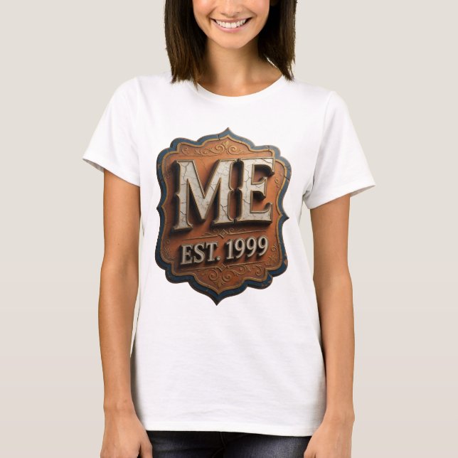 Fångande gul ME EST 1999-design T Shirt (Framsida)