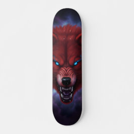 Fångande röd varg Skateboard