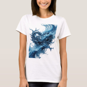 Fångande silver VATTENDRIVEN VÄXELSYSTEM T Shirt