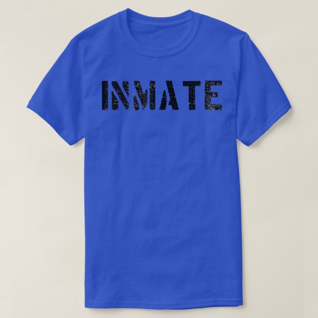 Fångar Costume Cosplay Jail Prison 5359 T Shirt (Design framsida)