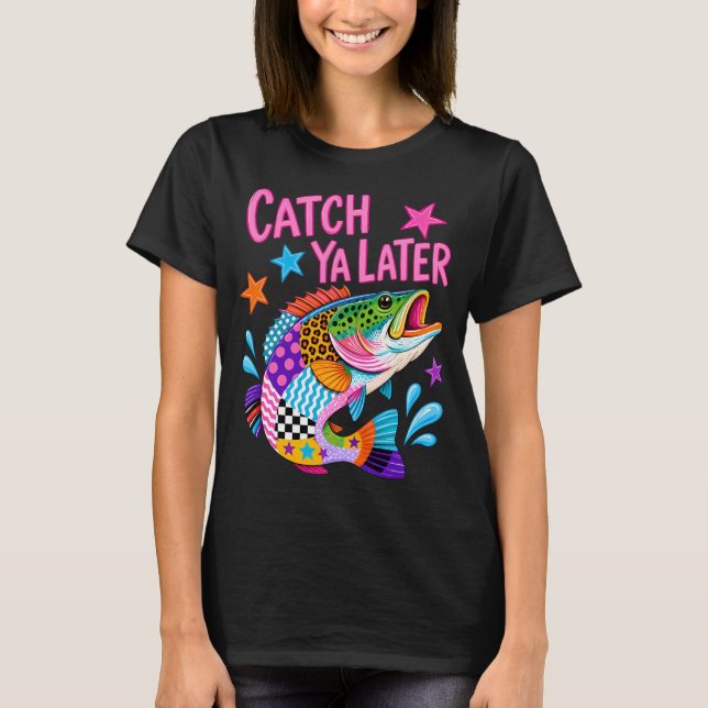 Fångar Dig Sen Bas T Shirt (Framsida)