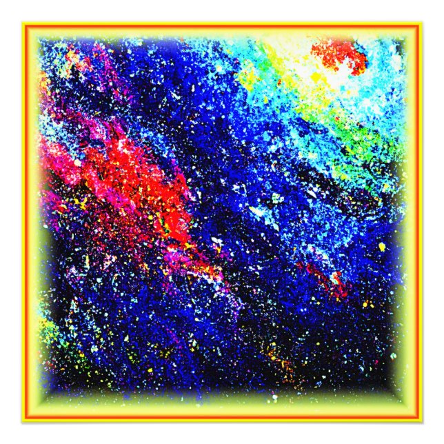 Fångar Färg från universum. Köp nu Fototryck (Framsidan)