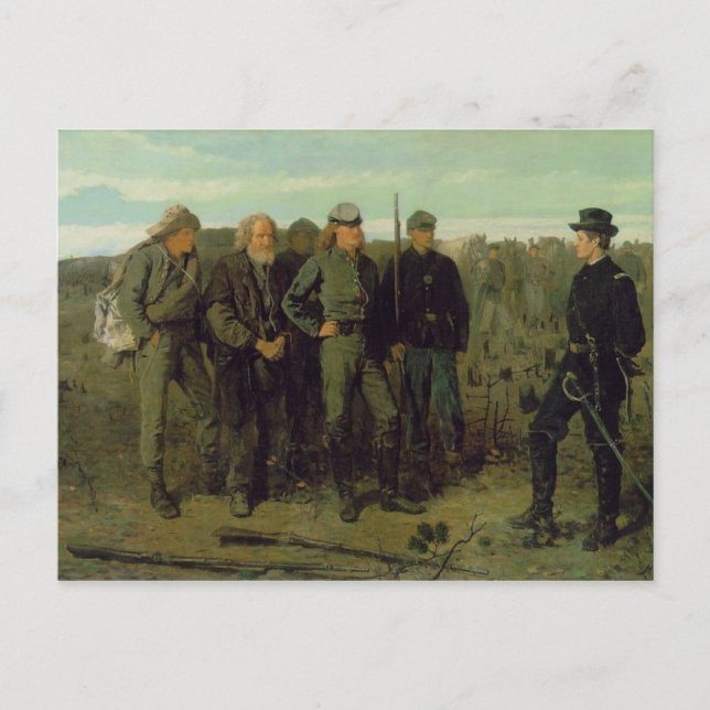 Fångar från fronten vykort (Framsida)