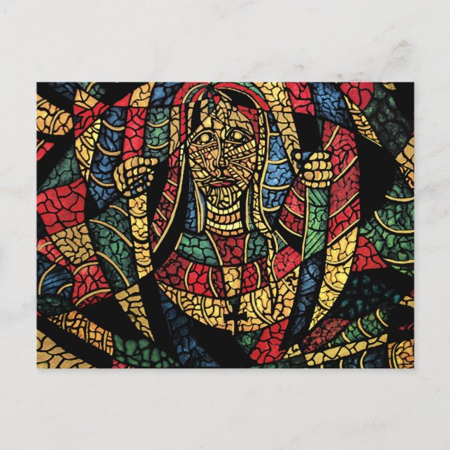 Fångar som fruktar Abstraktens vykort (Framsida)