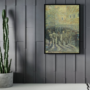 Fångar som utövar sitt yrke av Vincent van Gogh Poster