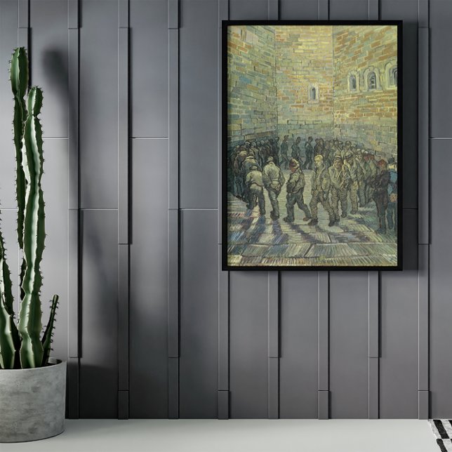 Fångar som utövar sitt yrke av Vincent van Gogh Poster (Skapare uppladdad)