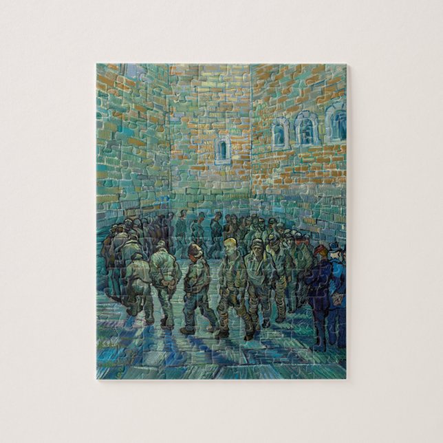 Fångar som utövar sitt yrke av Vincent Van Gogh Pussel (Vertikal)
