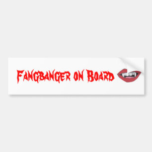 Fangbanger ombord bildekal