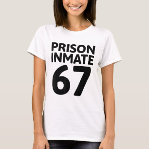 Fånge 67 Halloween Meme Kostym Fängelse Fånge T Shirt