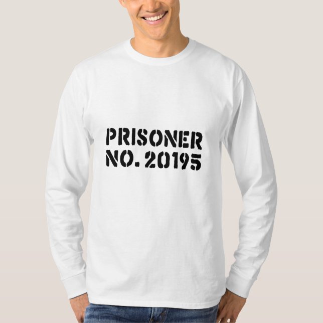 Fånge nr 20195 t shirt (Framsida)
