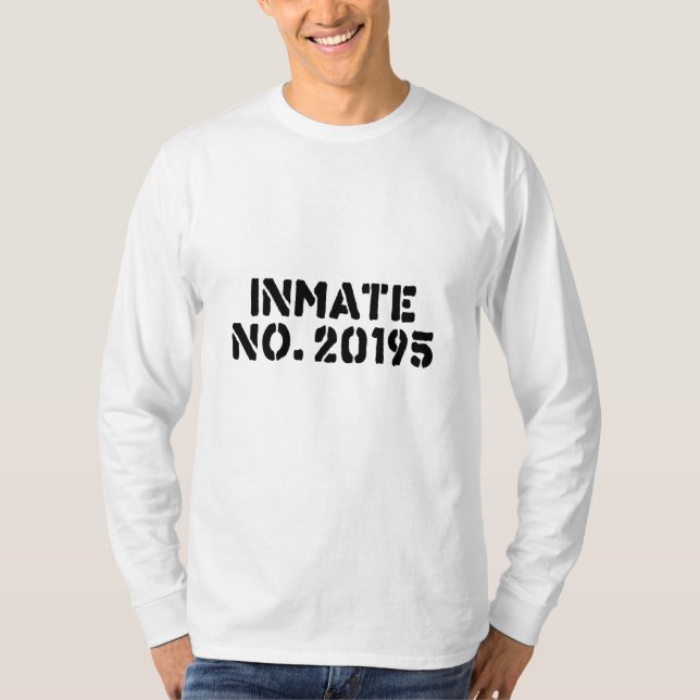 fånge nr 20195 t shirt (Framsida)