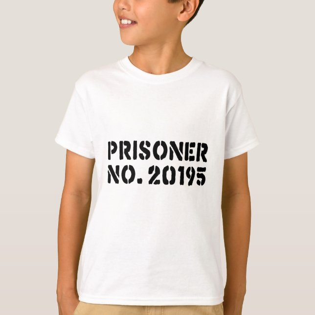 Fånge nr 20195 t shirt (Framsida)