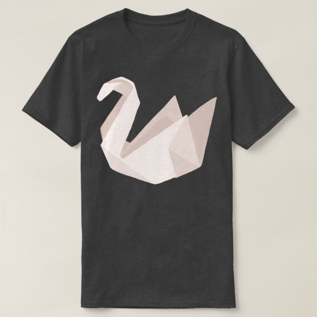 Fängel Break Origami Svan T Shirt (Design framsida)