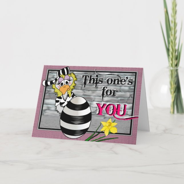 Fängel Jailbird Helgkort (Framsida)