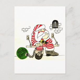 FÄNGELSE SANTA HELG VYKORT