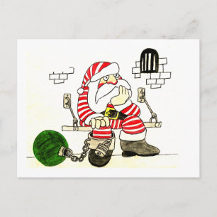 FÄNGELSE SANTA HELG VYKORT