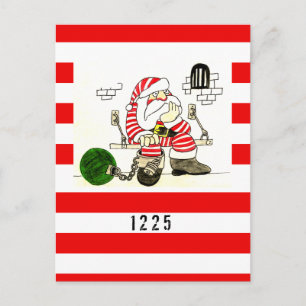 FÄNGELSE SANTA HELG VYKORT