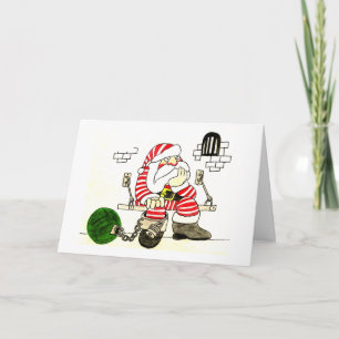 FÄNGELSE SANTA HELGKORT