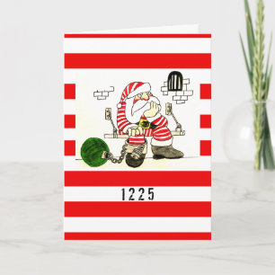 FÄNGELSE SANTA HELGKORT