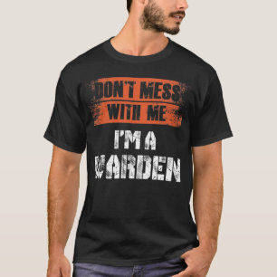 Fängelse Warden Funny Jail Prisoner Tillsatta lag T Shirt