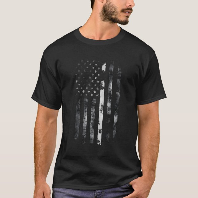Fängelseansvarig Thin Silver Line Corrections Offi T Shirt (Framsida)