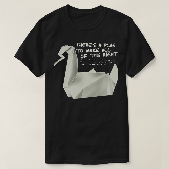Fängelsebrott origami t shirt (Design framsida)