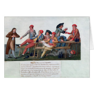 Fängelsedomstol av 2 & 3 September, 1792 Hälsningskort