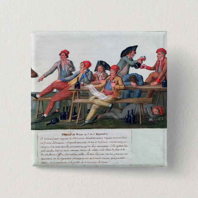 Fängelsedomstol av 2 & 3 September, 1792 Knapp (Framsida)