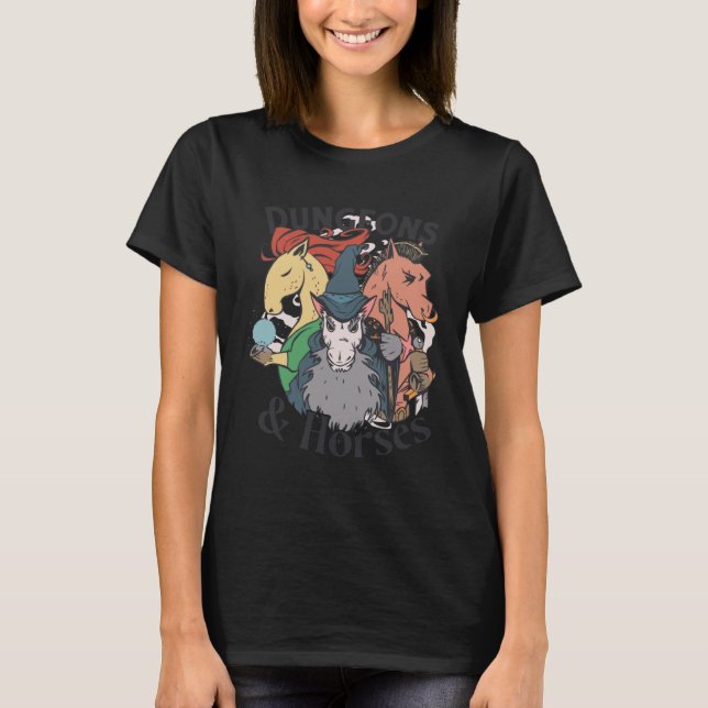 Fängelsehålor & Hästar T Shirt (Framsida)