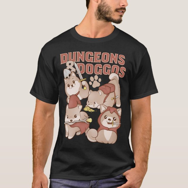 Fängelsehålor  Hundvalpar T Shirt (Framsida)