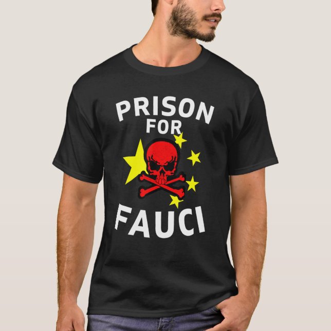 Fängelsejail för att ha Ljugit Liar Communist Fauc T Shirt (Framsida)