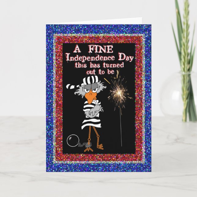 Fängelsekort: Fjärde juli Kort (Framsida)