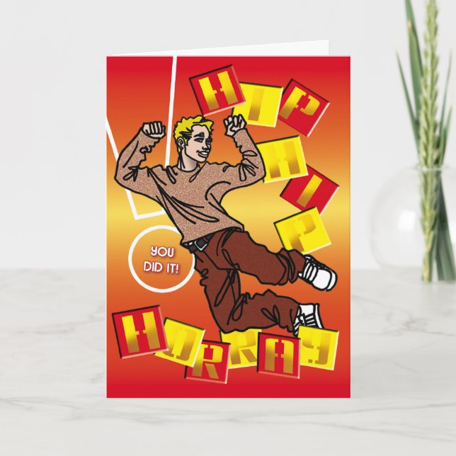 Fängelsekort - HIp HIp Horray Kort (Framsida)