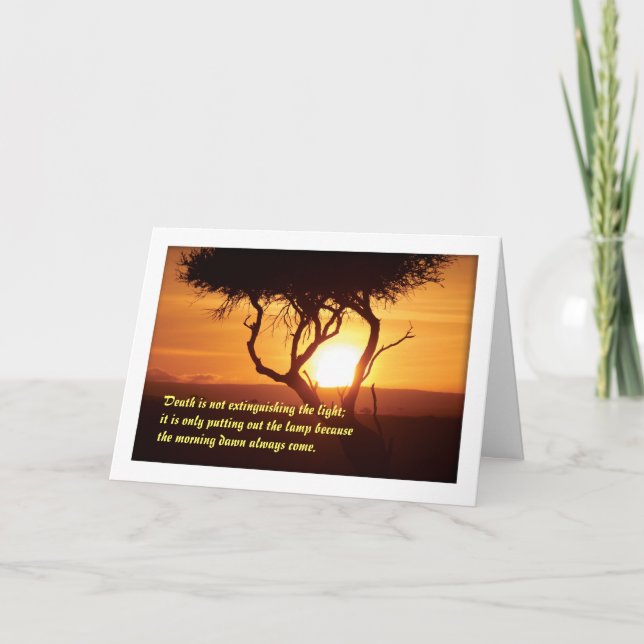 Fängelsekort - morgon gryning kort (Framsida)