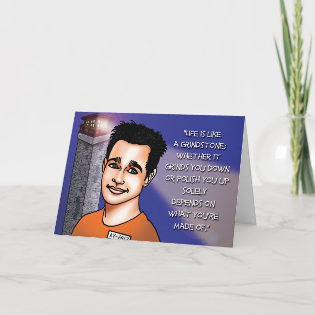 Fängelsekort - slipsten kort (Framsida)