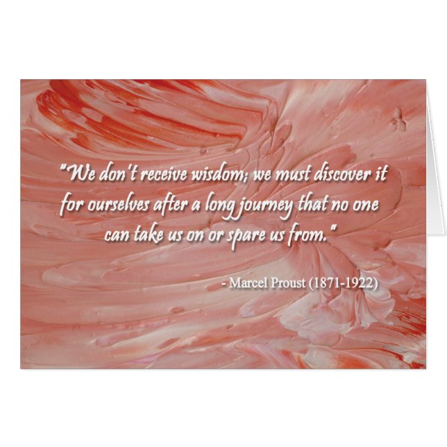 Fängelsekort - vishet hälsningskort (Framsidan Horizontal)